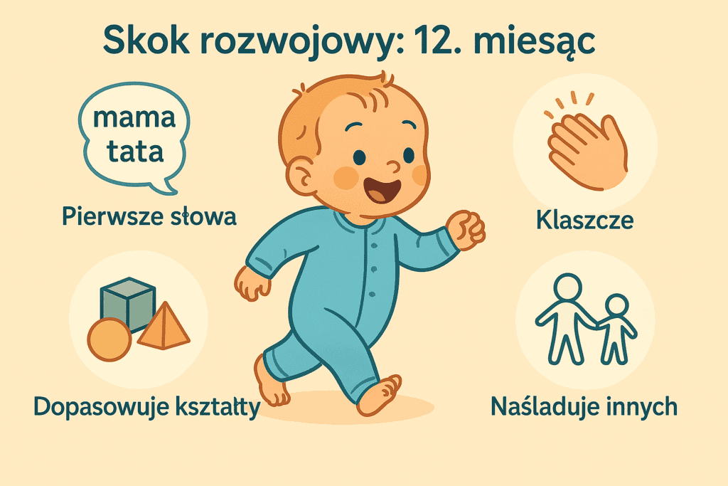 Skok rozwojowy 12 miesiąc objawy – zachowanie i potrzeby rocznego dziecka