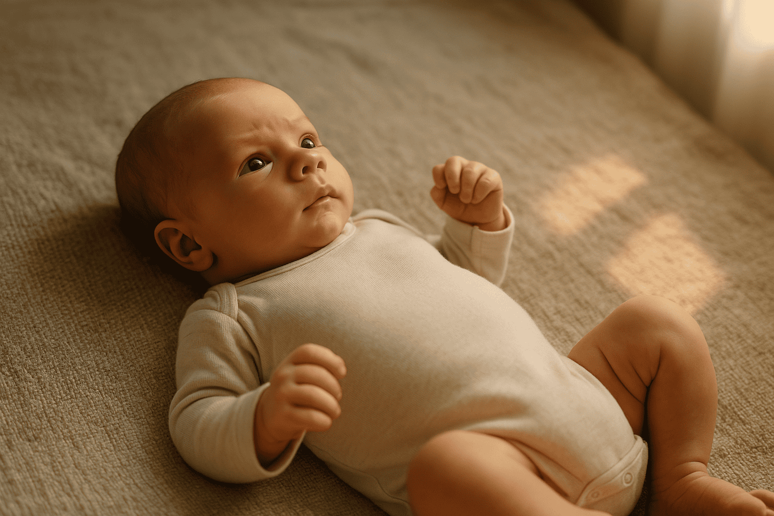 Pierwsze tygodnie życia dziecka – skupiony wzrok i zmiany w zachowaniu