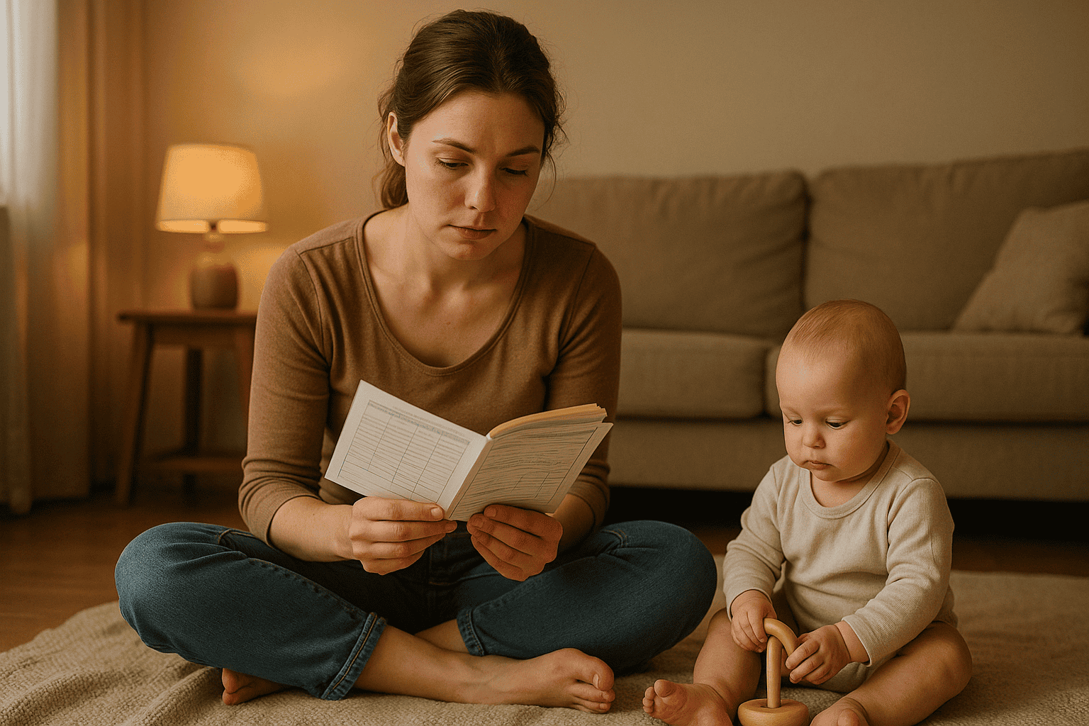Normy rozwojowe dziecka – mama analizuje postępy niemowlęcia