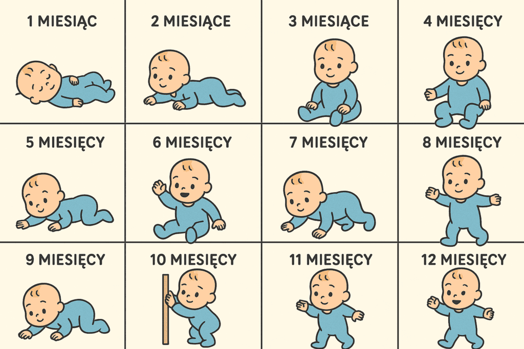 Mama siedzi z dzieckiem przy książeczce kontrastowej, spokojna zabawa w domowym otoczeniu, naturalne światło