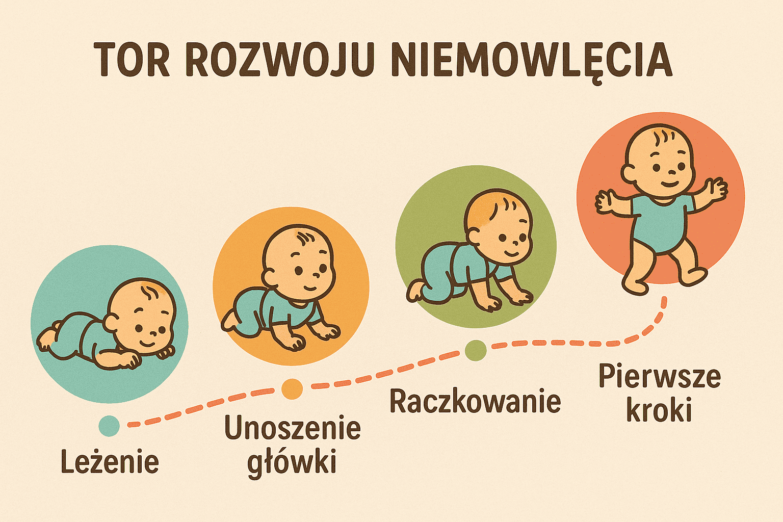 Rozwój niemowlaka miesiąc po miesiącu – mama śledzi etapy rozwoju dziecka