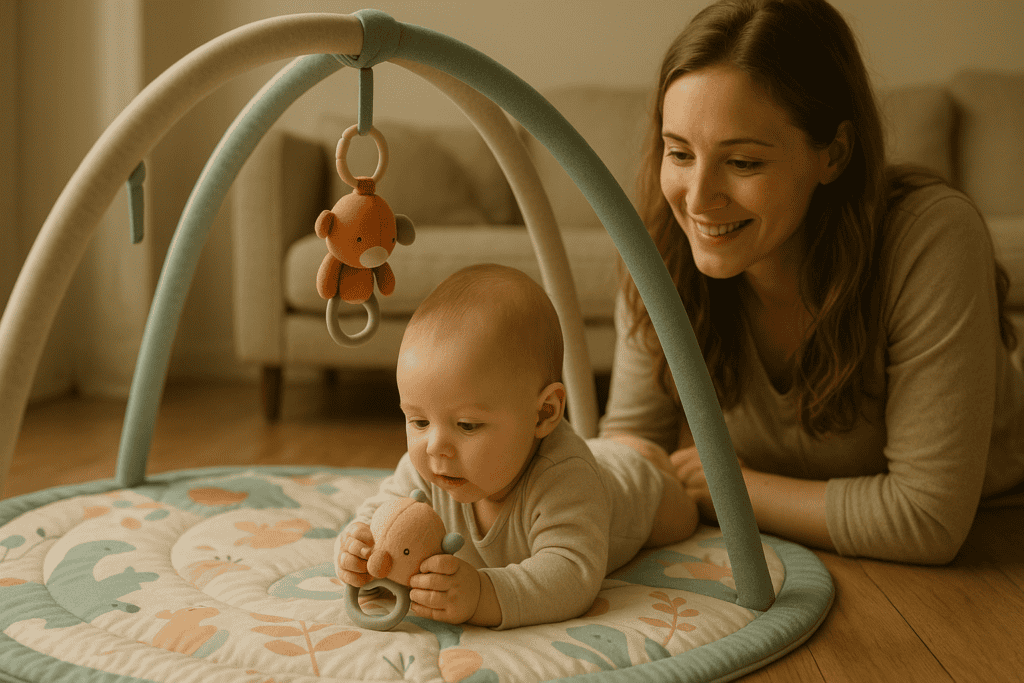  Rozwój dziecka miesiąc po miesiącu – infografika z kamieniami milowymi