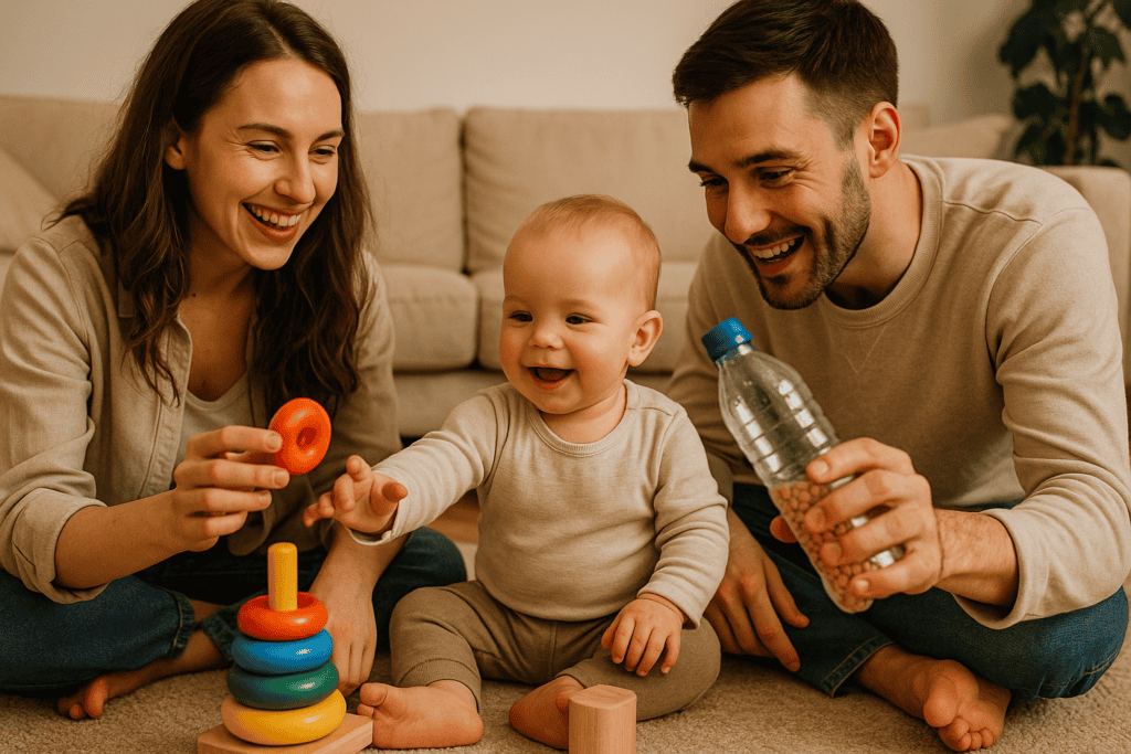 Zabawy dla niemowlaka – wspólne chwile bez potrzeby drogich zabawek