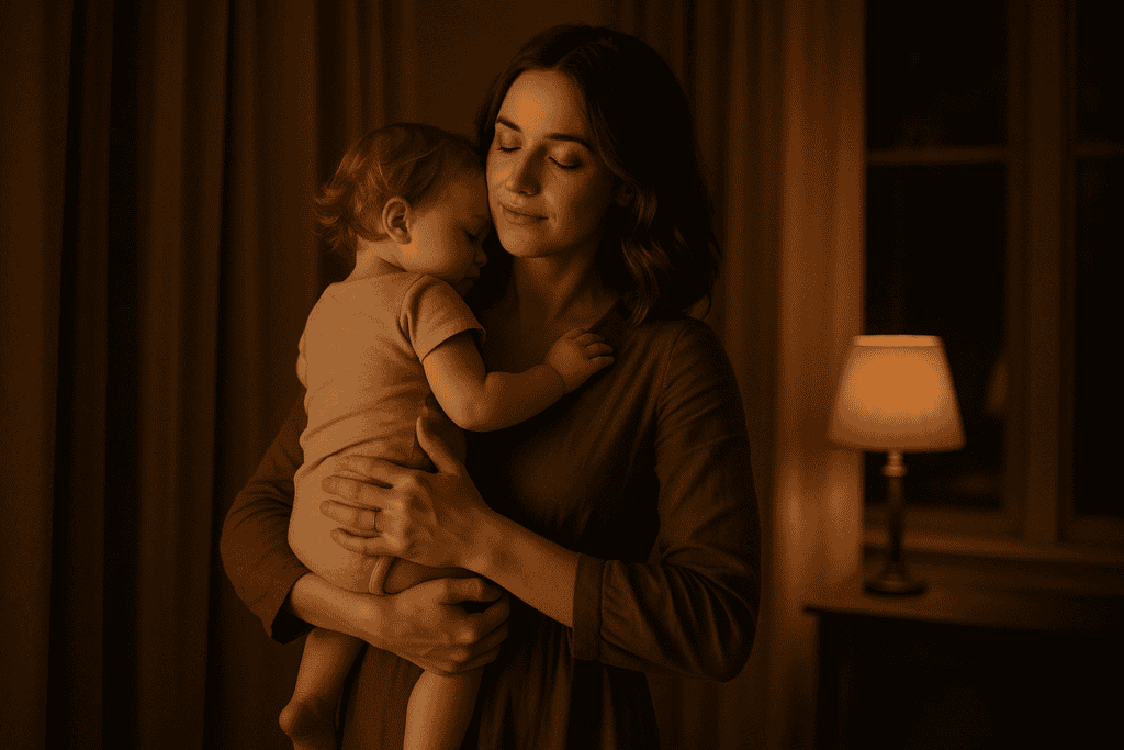 Zabawy dla 3-miesięcznego dziecka – taniec w objęciach mamy