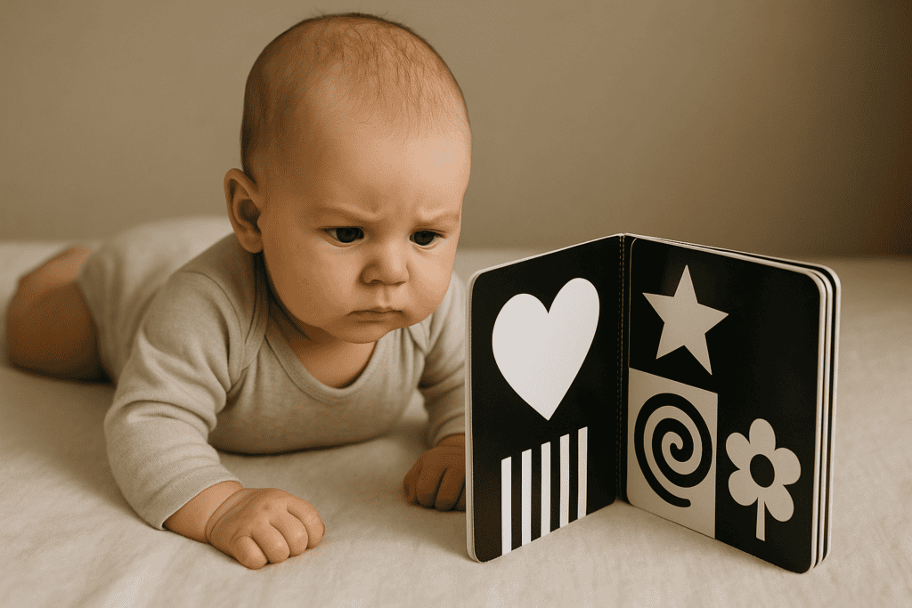 Zabawy dla 3-miesięcznego dziecka – czas na brzuszku i stymulacja wzroku