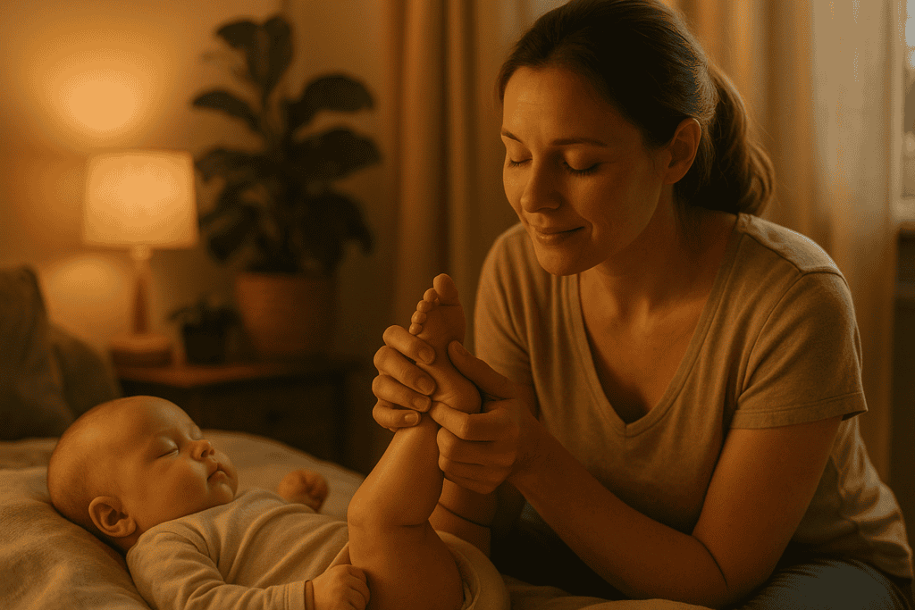 Aktywność ruchowa niemowlęcia – masaż i dotyk jako forma stymulacji