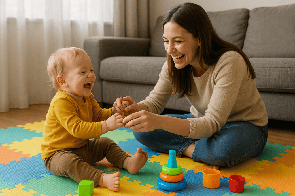 Mata edukacyjna dla niemowlaka – najlepsze wsparcie to bliskość i wspólna zabawa