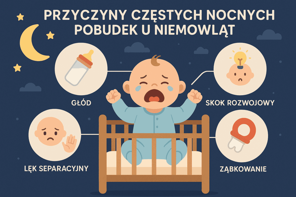 Dlaczego niemowlę budzi się co godzinę – najczęstsze powody nocnych wybudzeń