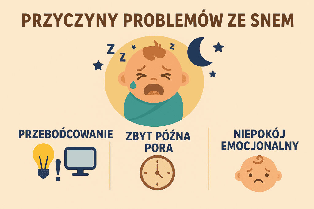 Dlaczego zmęczony niemowlak nie chce spać – najczęstsze powody