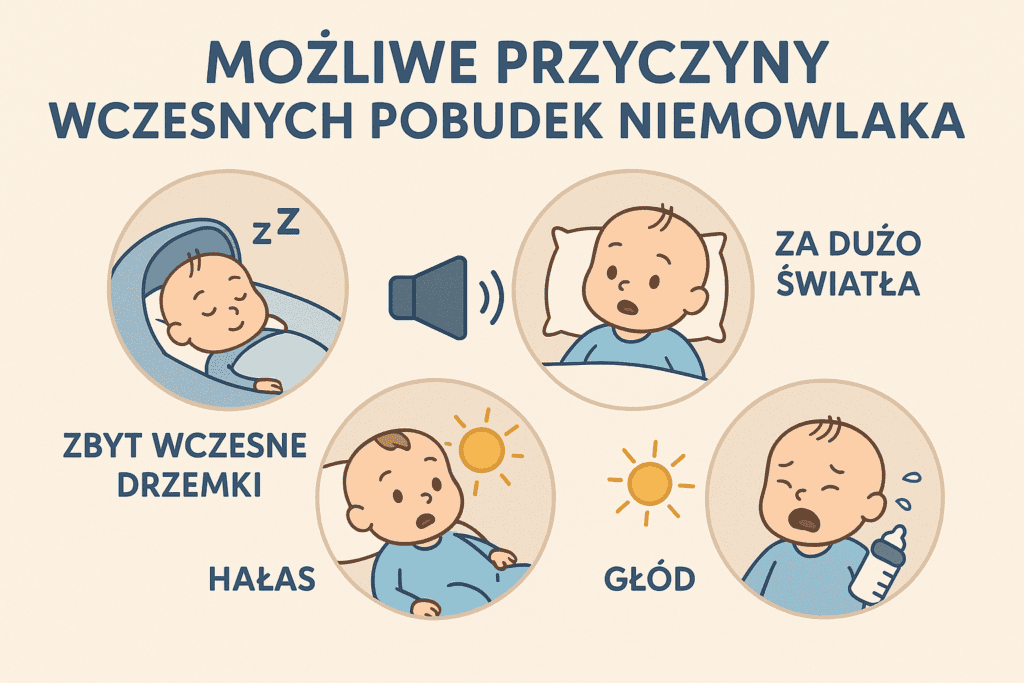 Przyczyny porannych pobudek niemowlęcia i jak im zapobiegać