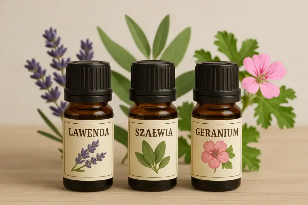 Naturalne olejki eteryczne: lawenda, szałwia i geranium – najczęściej stosowane przy porodzie