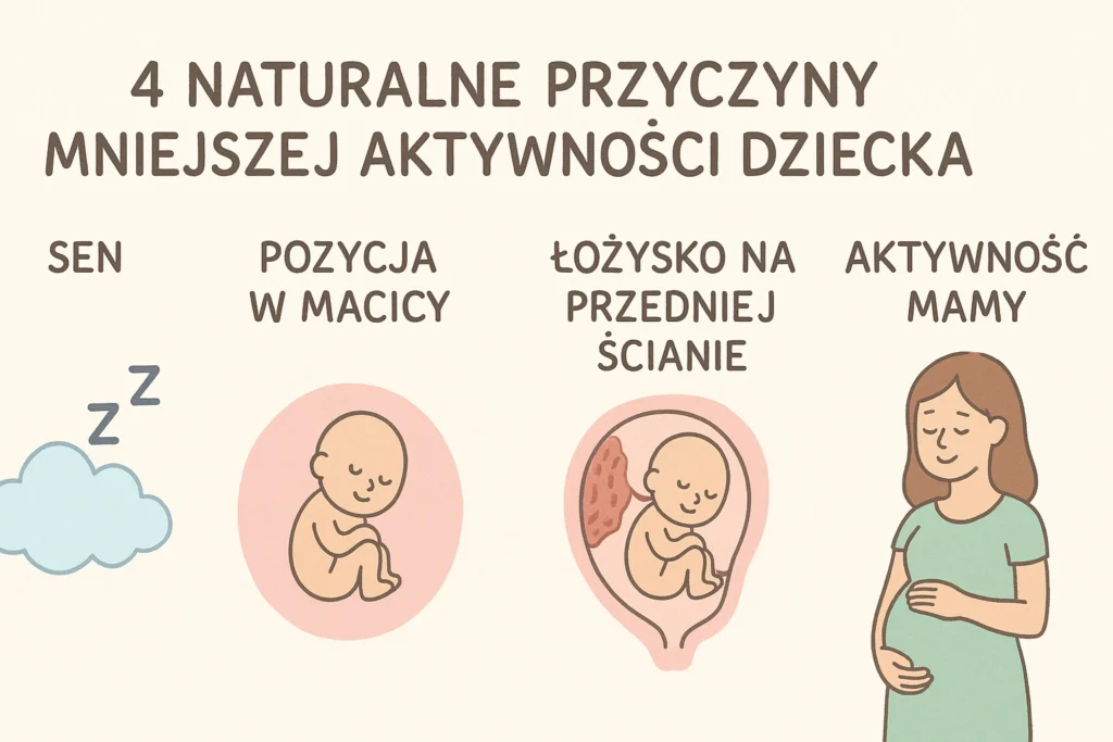 Naturalne powody, dla których dziecko może mniej się ruszać – infografika