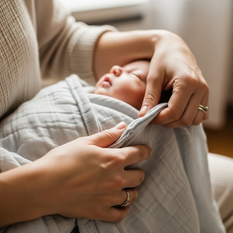 otulanie niemowlęcia – jak robić bezpiecznie (pozycja, czas, zalecenia AAP/PTGiP) - Jak prawidłowo i bezpiecznie otulić niemowlę? Prosta instrukcja krok po kroku