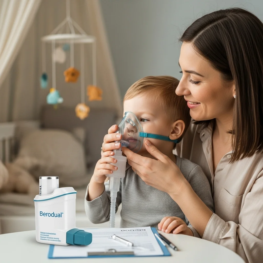 mama pomaga inhalacje dziecku