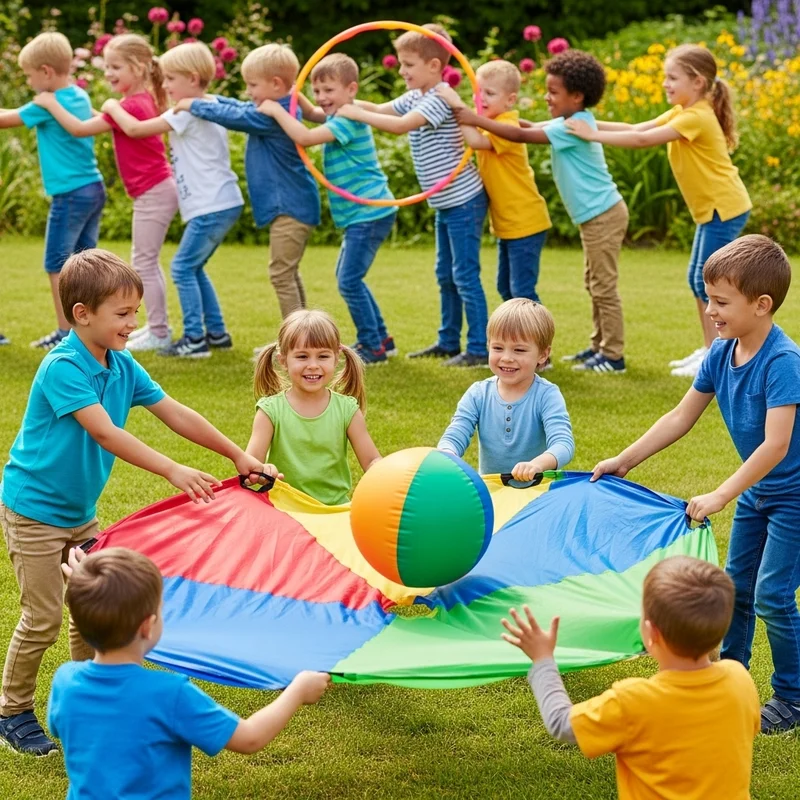 Zabawy aktywizujące dla dzieci – ruch i współpraca - Gry zespołowe, które łączą, a nie dzielą – jak nauczyć dzieci grać do jednej bramki?